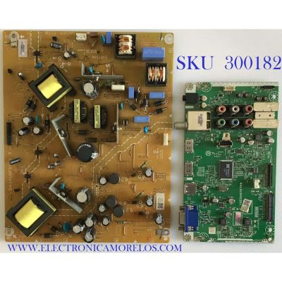 KIT DE TARJETAS PARA TV EMERSON / MAIN A3AUQUH / BA4GU5G0201 3 / FUENTE A3AUQMPW / BA3AU0F0102 3 / PANEL U3AU3XH / MODELO LF501EM5F DS